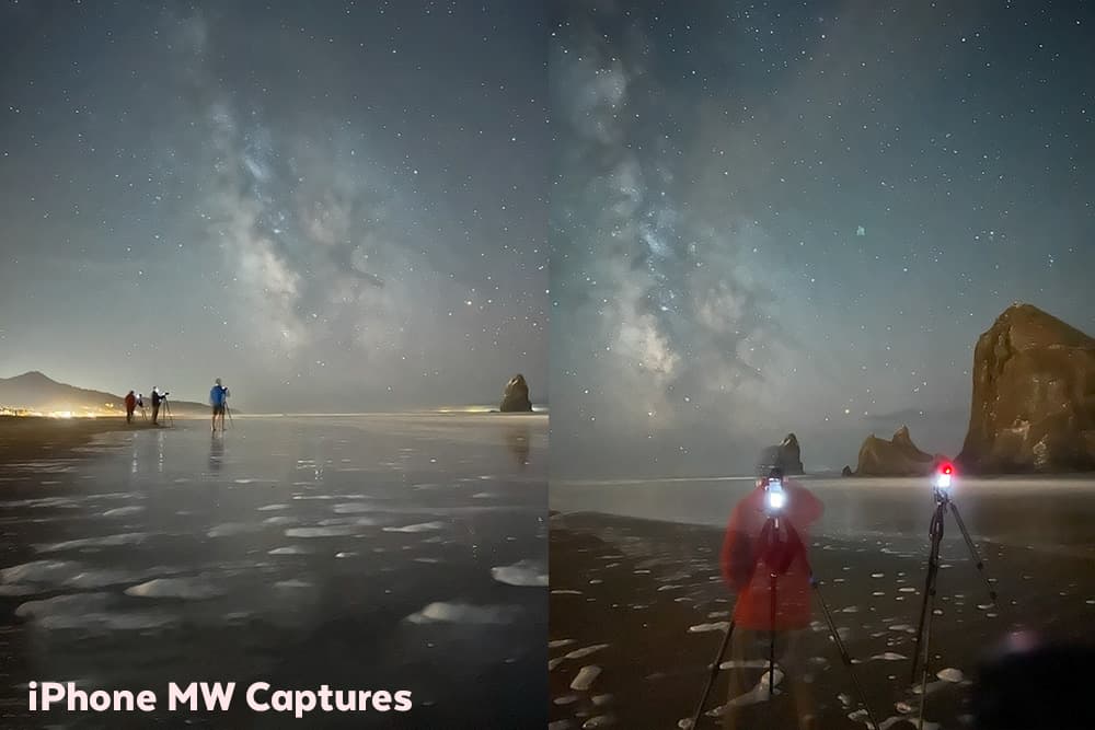 Cannon Beach Milky Way scene