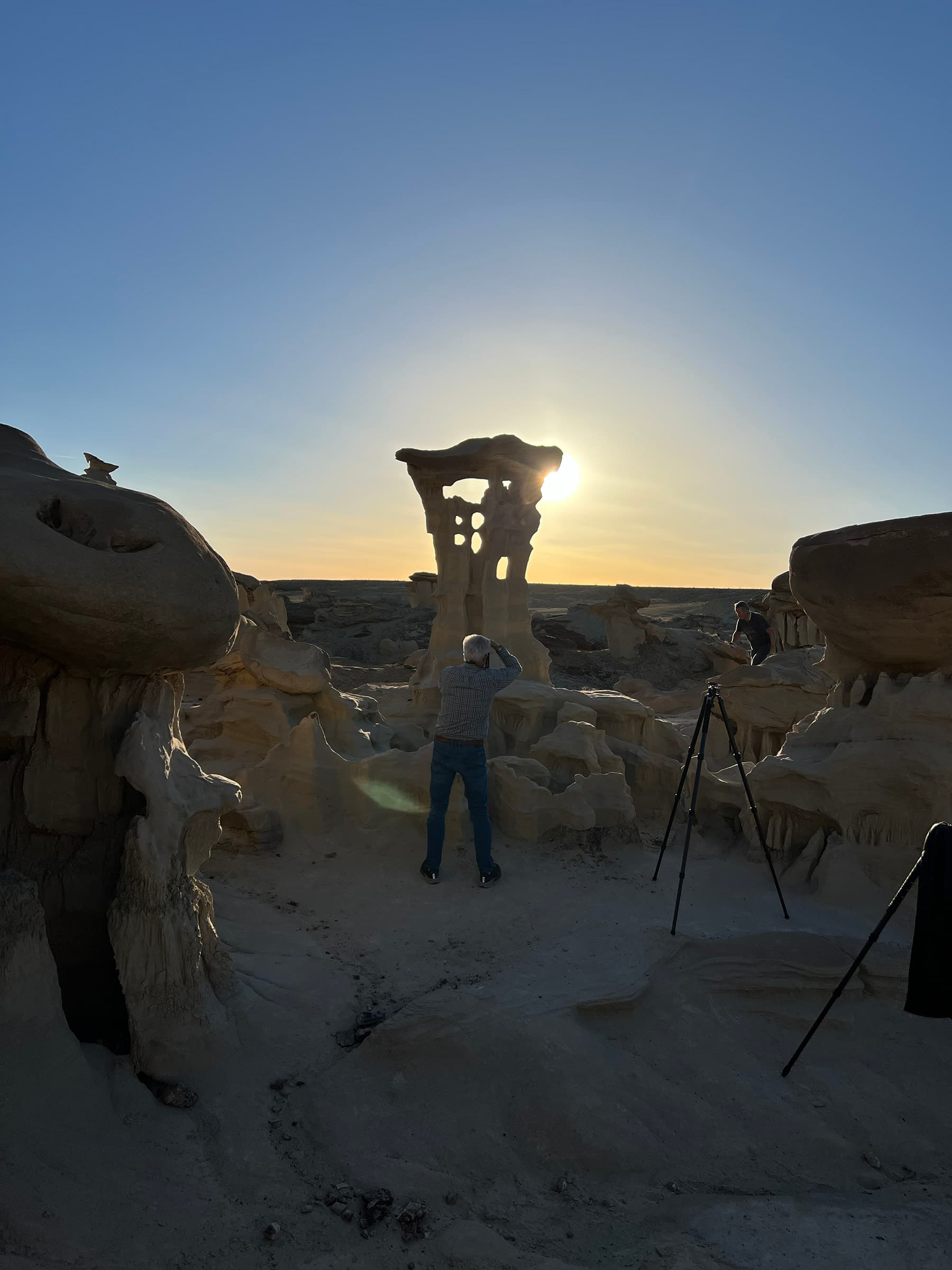 Alien Throne formation in Bisti Badlands